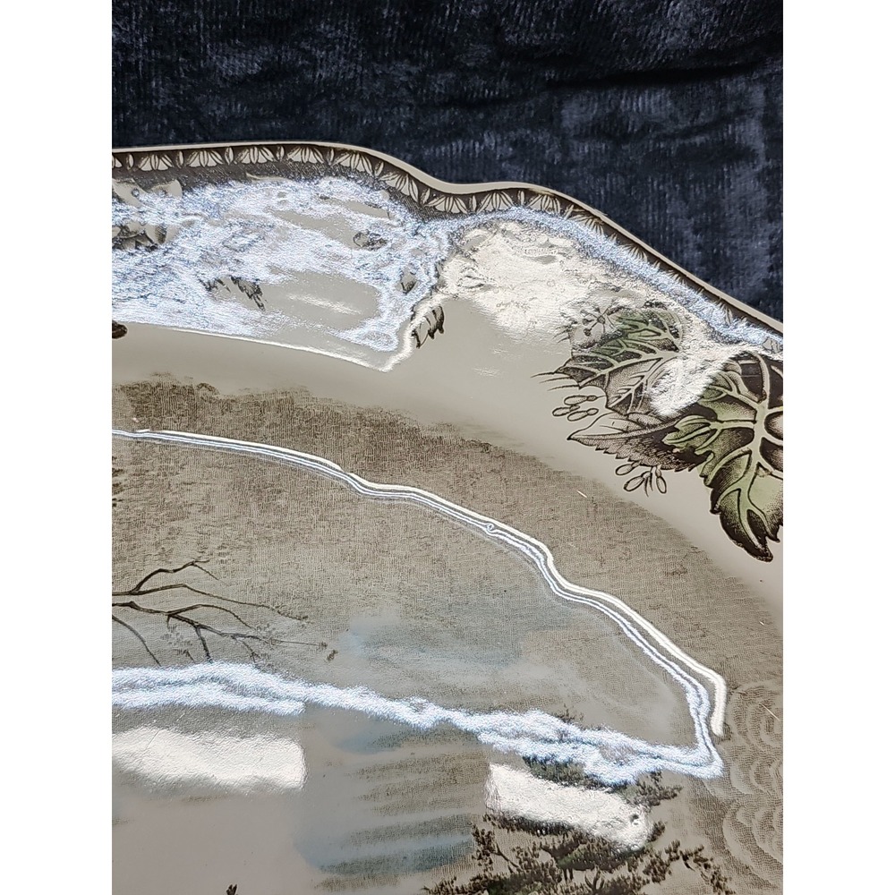 Johnson Brothers Friendly Village Large Oval Serving Platter - Village Scene 20" - Picture 5 of 10